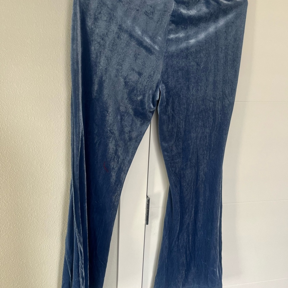 Blue Velvet Pants